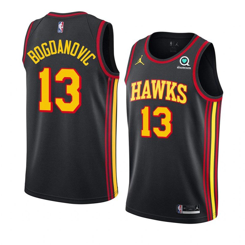 bogdan bogdanovic jersey statement black 2020 trade men