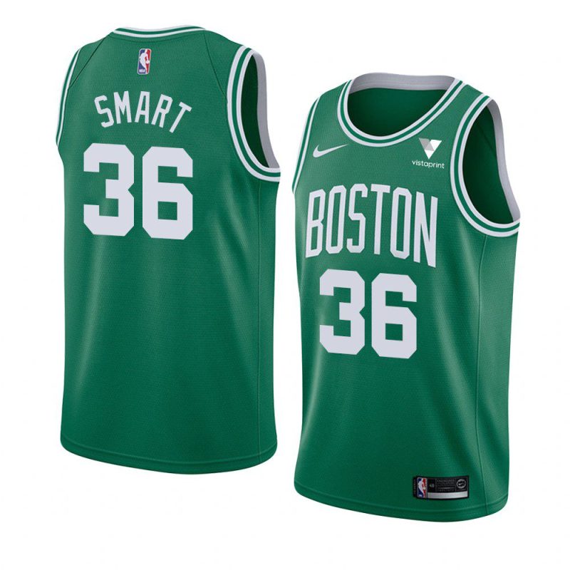 boston celtics marcus smart green icon jersey