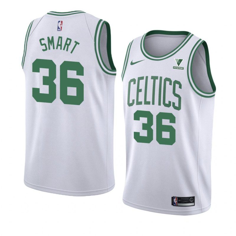 boston celtics marcus smart white association jersey