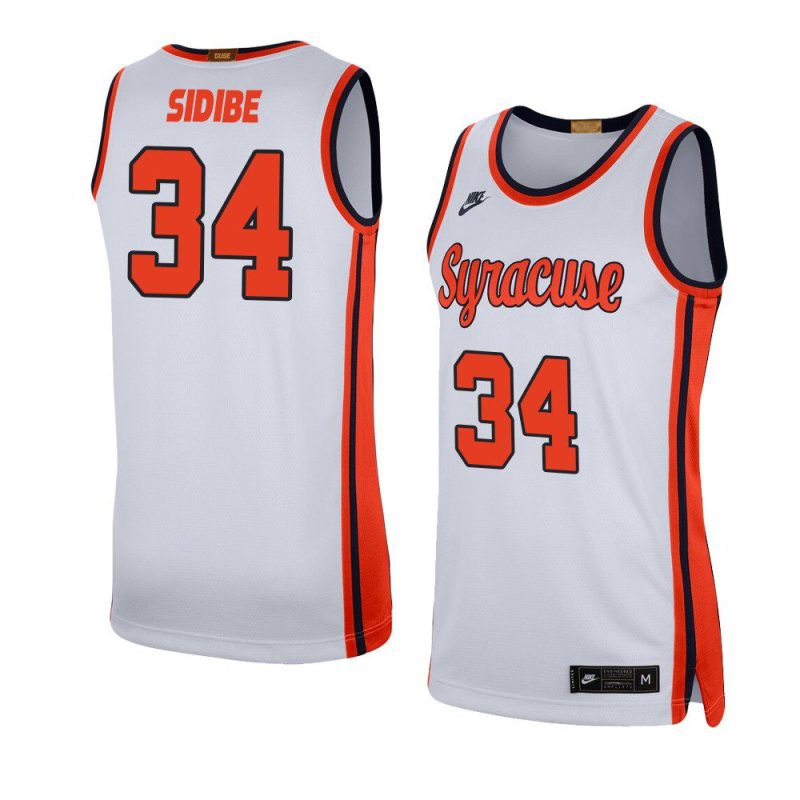 bourama sidibe swingman player jersey college basketball white