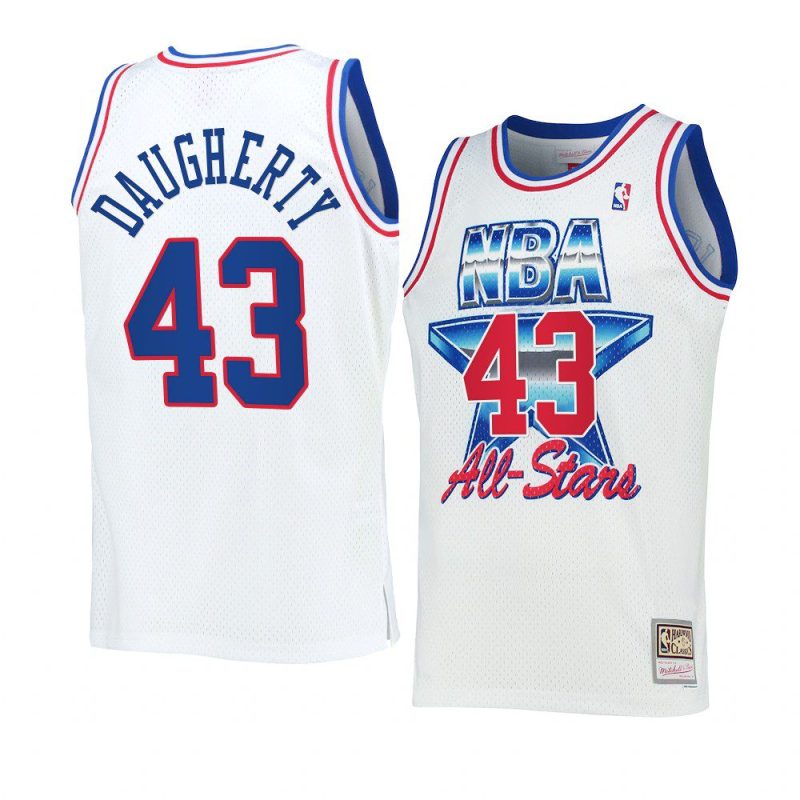 brad daugherty 1992 all star jersey cavaliers whiteeastern conference