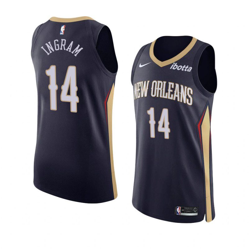 brandon ingram icon edition jersey authentic navy