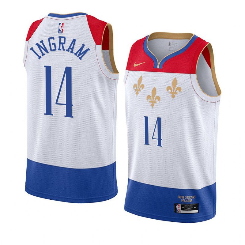 brandon ingram white city edition jersey