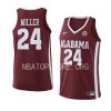 brandon miller jersey replica basketball crimson 2022 23