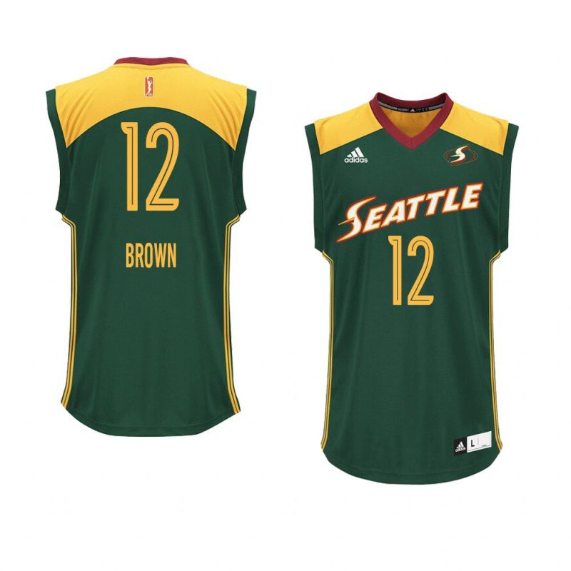 brittany brown women's jersey authentic green 2021