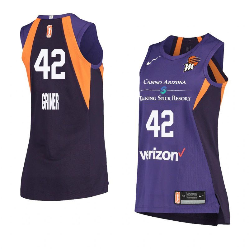 brittney griner women's jersey authentic purple 2021