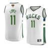 brook lopez association edition jersey 2021 nba finals white