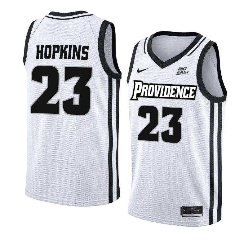 bryce hopkins home jersey college basketball white 2022 23