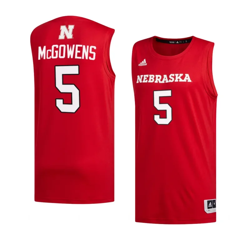 bryce mcgowens red jersey college basketball swingman