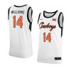 bryce williams retro replica jersey basketball white