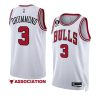 bulls andre drummond white 2022 23association edition no.6 patch jersey