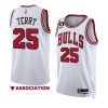 bulls dalen terry white 2022 23association edition no.6 patch jersey
