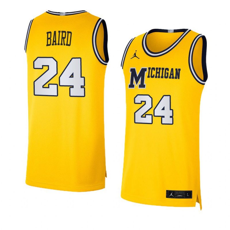 c.j. baird dri fit swingman jersey basketball yellow