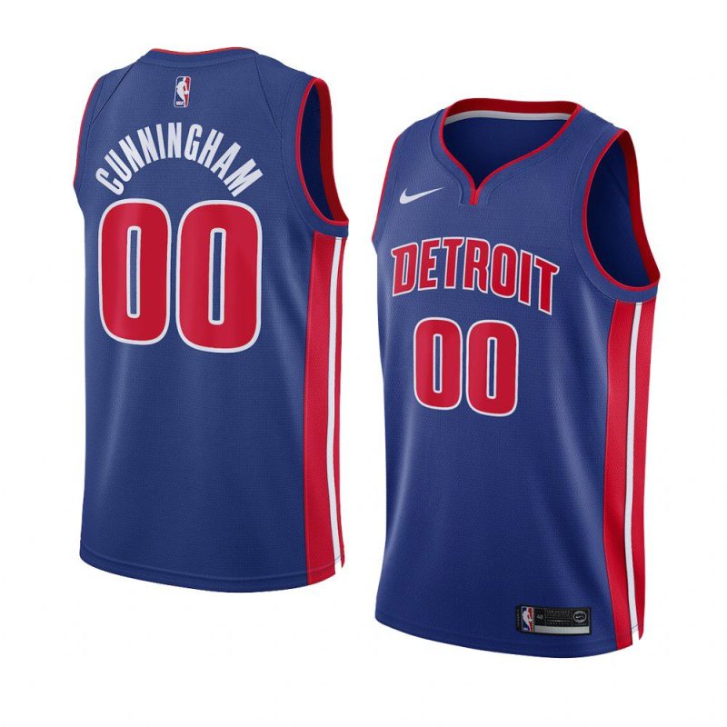 cade cunningham jersey nba draft first round pick blue 2021