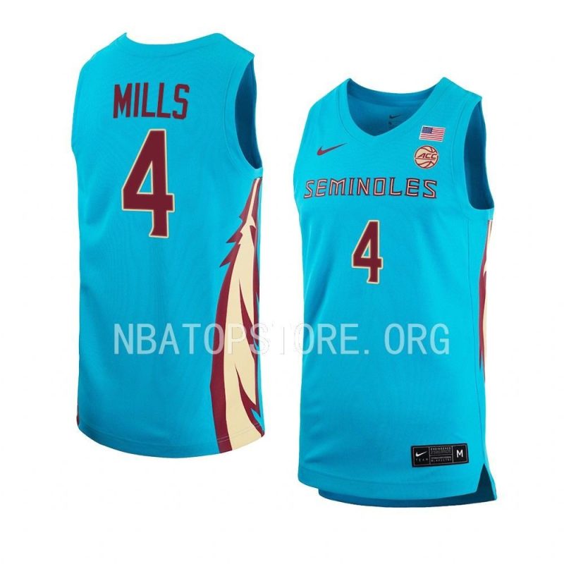 caleb mills replica jersey alternate basketball turquoise 2022 23