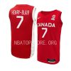 canada basketball fiba world cup 2023 jahvon henry blair red jersey