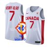 canada basketball fiba world cup 2023 jahvon henry blair white jersey