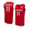 canada team 2023 fiba basketball world cup kyle alexander red jersey