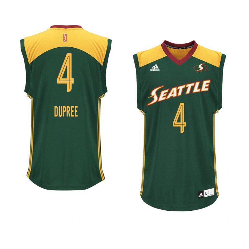 candice dupree women's jersey authentic green 2021