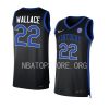 cason wallace replica jersey college basketball black 2022 23