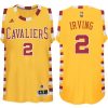 cavaliers 2 kyrie irving classic jersey gold