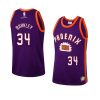 charles barkley fashion jersey hardwood classics purple
