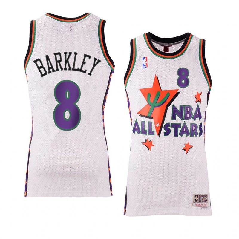 charles barkley jersey 1995 nba all star white western conference men's