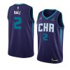 charlotte hornets lamelo ball purple statement edition jersey