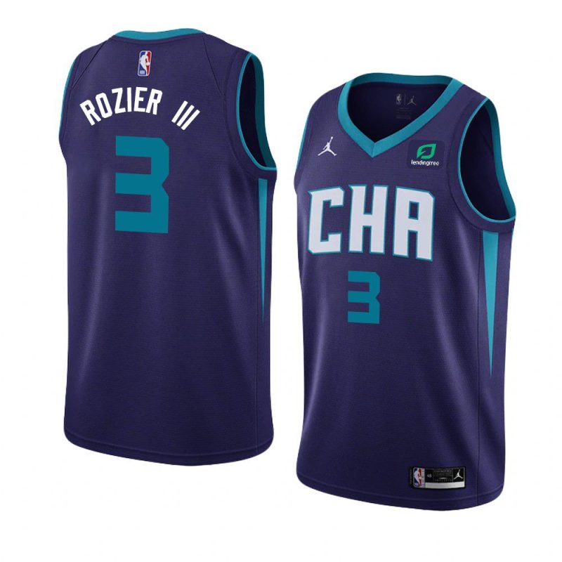 charlotte hornets terry rozier iii purple statement edition jersey