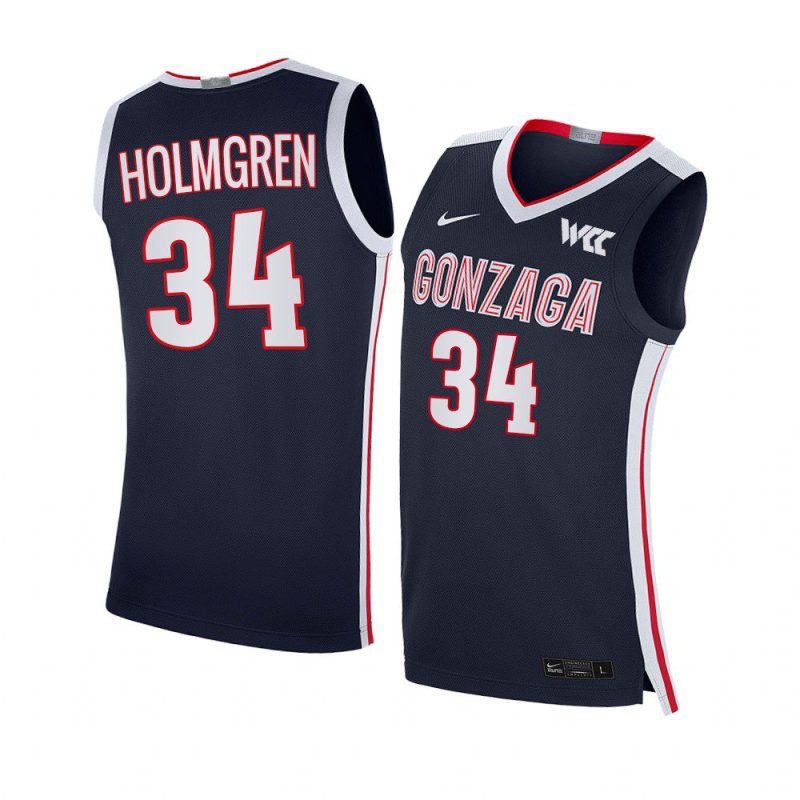 chet holmgren elite jersey college basketball navy 2021 22