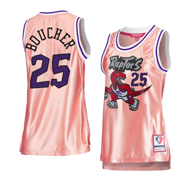 chris boucher women 75th anniversary jersey rose gold pink