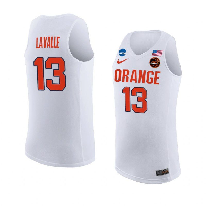 chris lavalle college basketball jersey replica white