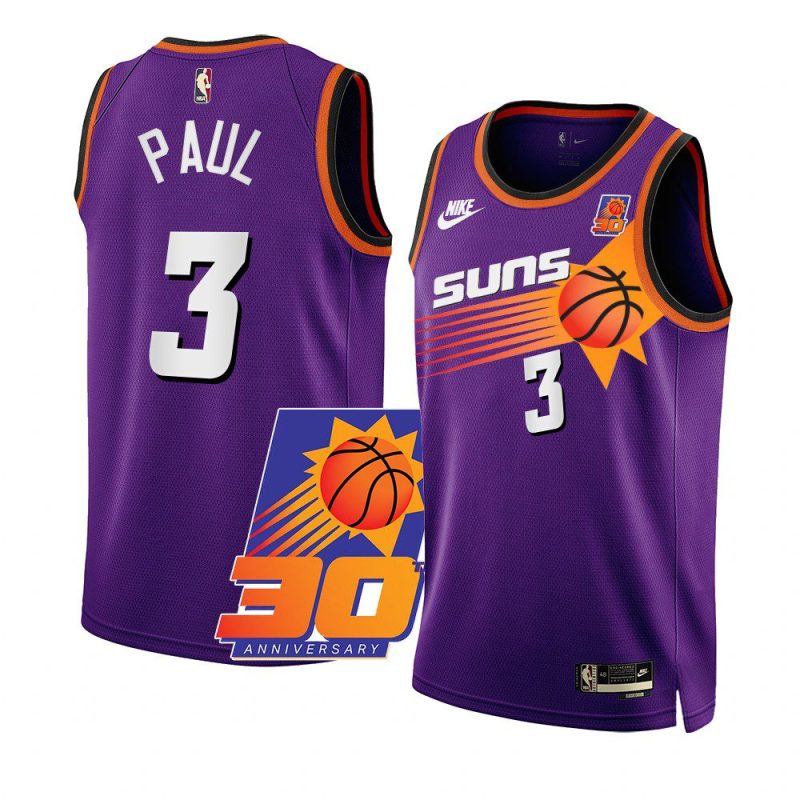 chris paul classic edition jersey 30th anniversary purple