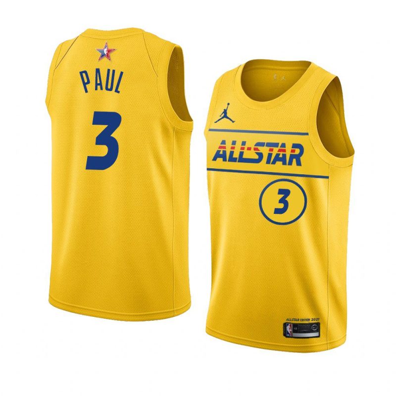 chris paul nba all star game jersey western conference yellow