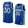 chris silva mavericksjersey 2022 23city edition blueswingm