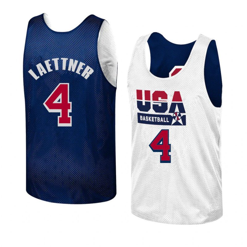 christian laettner reversible practice jersey authentic navy