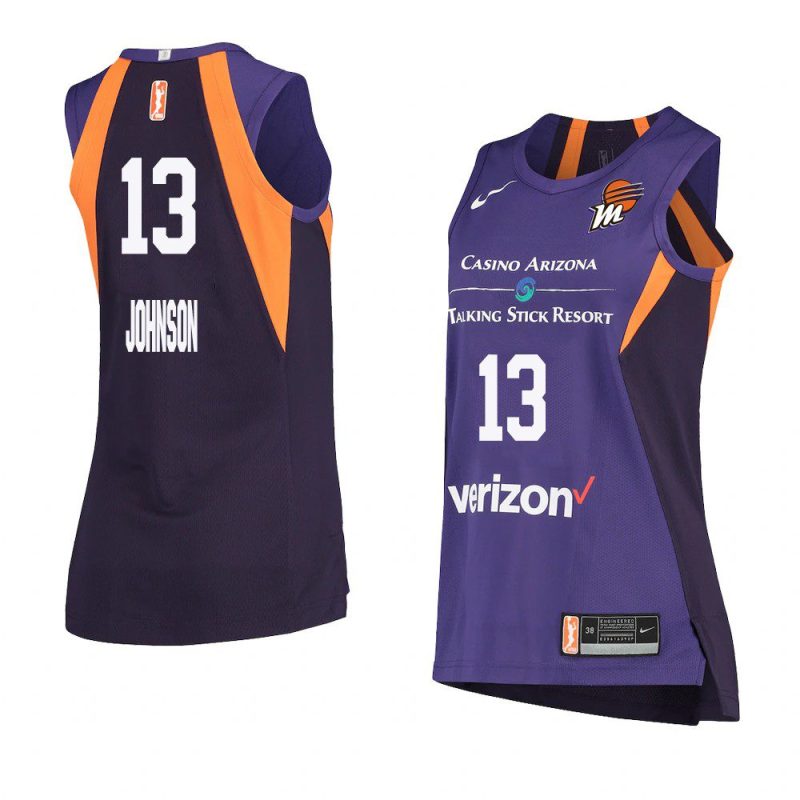 ciera johnson women's jersey authentic purple 2021