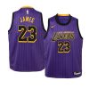 city 2018 19 lebron james purple youth jersey