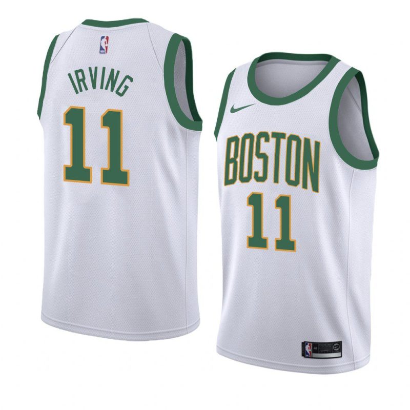 city kyrie irving white 2018 19 men'sjersey 0a