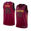 cleveland cavaliers isaac okoro wine icon jersey