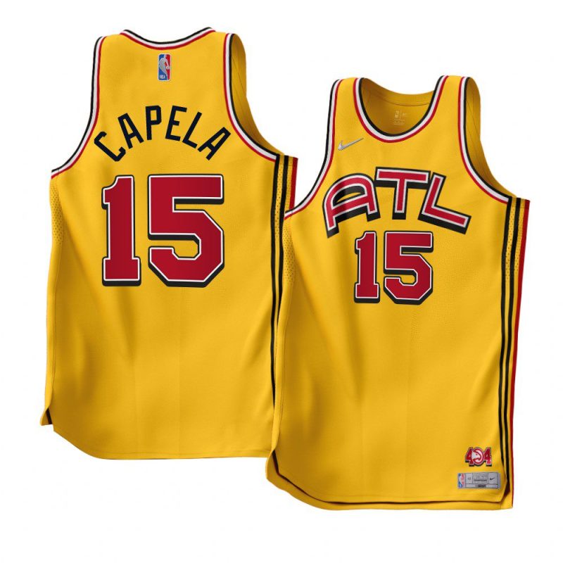 clint capela gold earned edition jersey