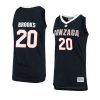 colby brooks original retro brand jersey alumni basketball navy