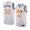 cole anthony jersey city edition white 2020 21