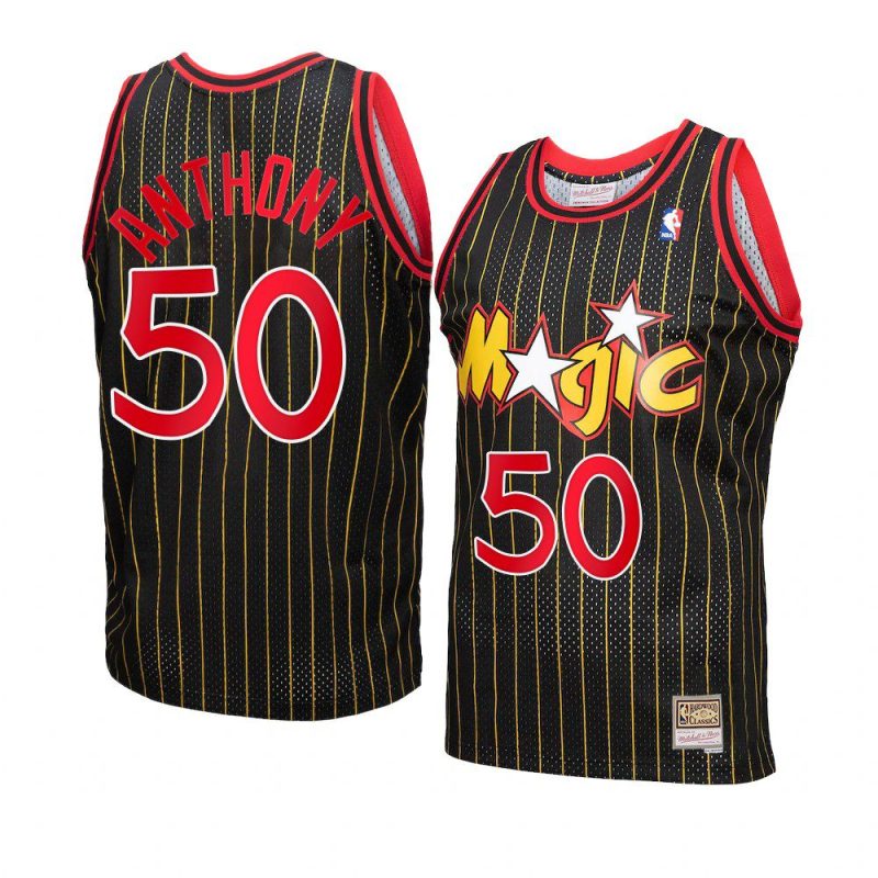 cole anthony mitchell ness jersey reload 3.0 black