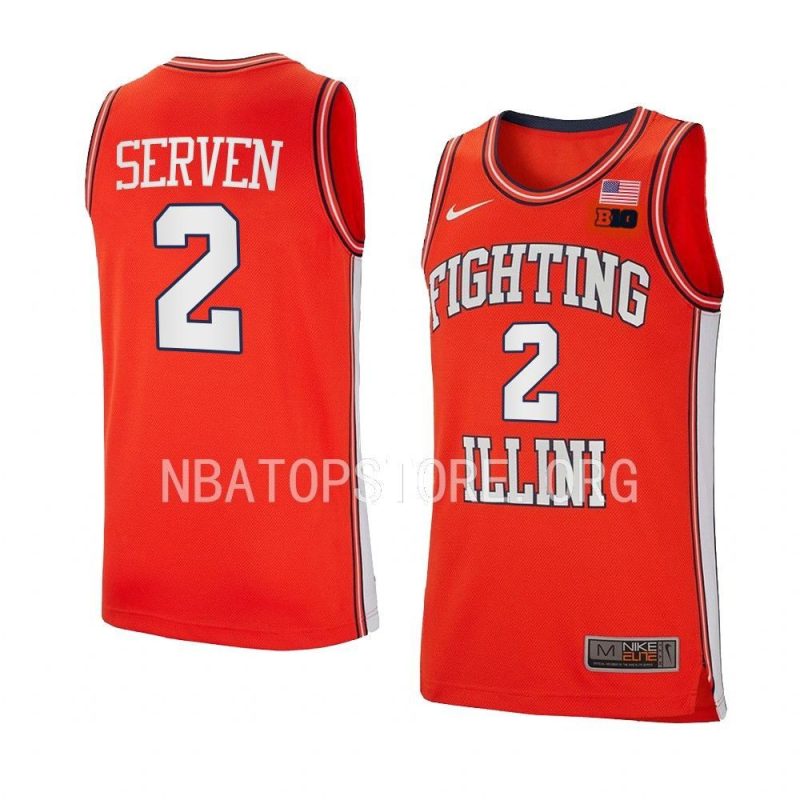 connor serven jersey retro basketball orange 2022 23