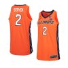 connor serven replica jersey basketball orange