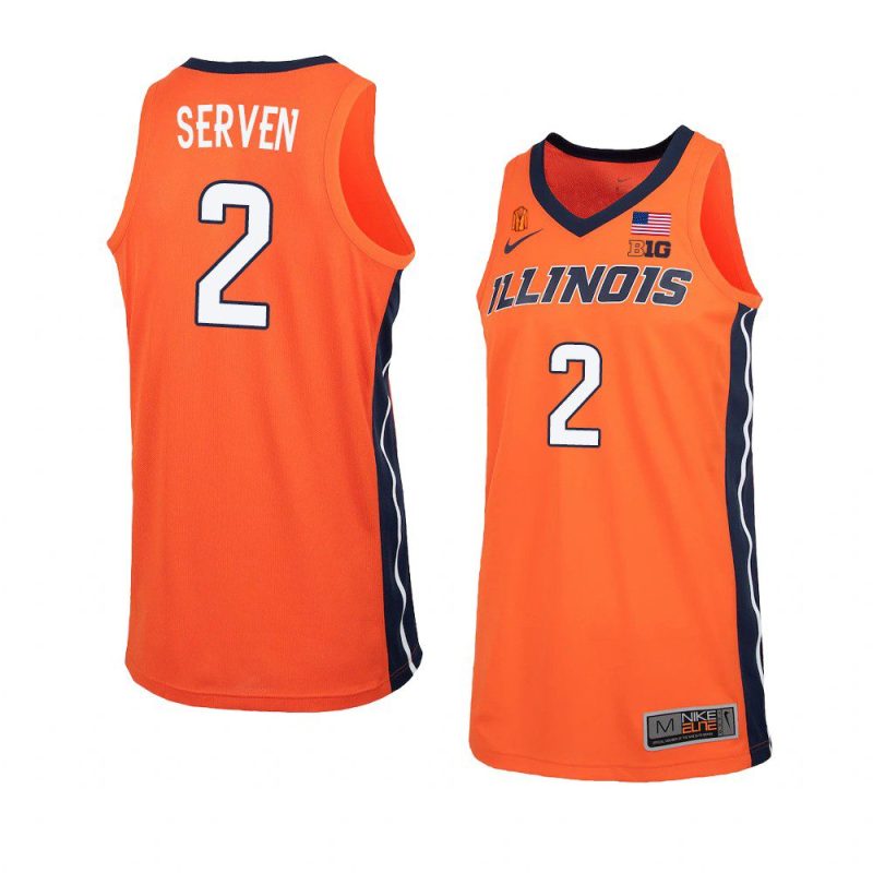 connor serven replica jersey basketball orange