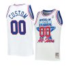 custom 1992 all star jersey eastern white