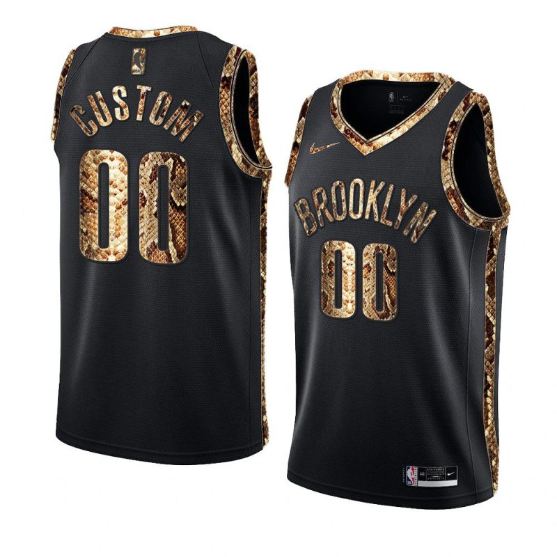 custom 2021 exclusive edition jersey real python skin black