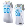 custom 2022 23lakers jersey classic editionauthentic white